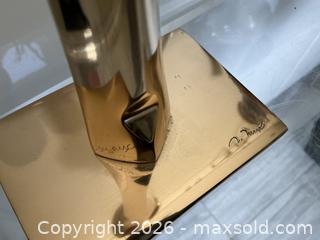 MaxSold Auction: Signed Mary Marx abstract contemporary bronze sculpture - very heavy - Toronto (Ontario, Canada) SELLER MANAGED Downsizing Online Auction - Thome Crescent