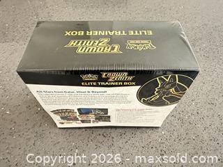 MaxSold Auction: Crown Zenith Pokemon ETB Sealed  - Vancouver (British Columbia, Canada) PARTNER MANAGED Estate Sale Online Auction -  East 7th Avenue (STORAGE)