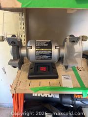 MaxSold Auction: 5-Inch Bench Grinder with 1/5 HP Motor by Mastercraft - Leeds And The Thousand Islands (Ontario, Canada) PARTNER MANAGED Downsizing Online Auction - Main Street