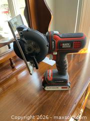 MaxSold Auction: Black & Decker 20V MAX Lithium Matrix Drill and Circular Saw Set - Leeds And The Thousand Islands (Ontario, Canada) PARTNER MANAGED Downsizing Online Auction - Main Street