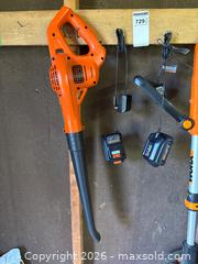 MaxSold Auction: Black & Decker Leaf Blower and WORX Cordless Grass Trimmer with Chargers - Leeds And The Thousand Islands (Ontario, Canada) PARTNER MANAGED Downsizing Online Auction - Main Street