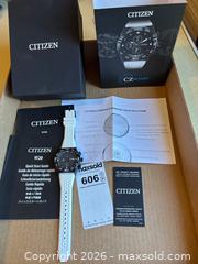 MaxSold Auction: Citizen CZ Smart Hybrid Smartwatch with White Silicone Strap - Leeds And The Thousand Islands (Ontario, Canada) PARTNER MANAGED Downsizing Online Auction - Main Street