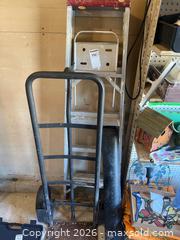 MaxSold Auction: Hand Truck, Aluminum Ladder, and Rubber Mat - Leeds And The Thousand Islands (Ontario, Canada) PARTNER MANAGED Downsizing Online Auction - Main Street