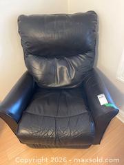 MaxSold Auction: La-Z-Boy Rocker Recliner in Black Faux Leather - Leeds And The Thousand Islands (Ontario, Canada) PARTNER MANAGED Downsizing Online Auction - Main Street