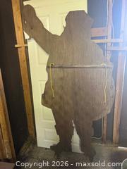 MaxSold Auction: Large Hand-Painted Wooden Santa Claus Figure Board, Approx 6ft x 3ft - Leeds And The Thousand Islands (Ontario, Canada) PARTNER MANAGED Downsizing Online Auction - Main Street
