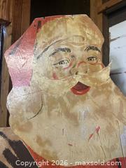 MaxSold Auction: Large Hand-Painted Wooden Santa Claus Figure Board, Approx 6ft x 3ft - Leeds And The Thousand Islands (Ontario, Canada) PARTNER MANAGED Downsizing Online Auction - Main Street