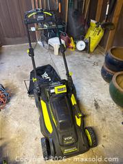 MaxSold Auction: Ryobi 40V Lithium Brushless Self-Propelled Lawn Mower with Battery and Charger - Leeds And The Thousand Islands (Ontario, Canada) PARTNER MANAGED Downsizing Online Auction - Main Street