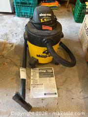 MaxSold Auction: Shop-Vac 4-Gallon Wet/Dry Vacuum with 1.5 Peak HP, Model 3150D - Leeds And The Thousand Islands (Ontario, Canada) PARTNER MANAGED Downsizing Online Auction - Main Street