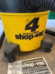MaxSold Auction: Shop-Vac 4-Gallon Wet/Dry Vacuum with 1.5 Peak HP, Model 3150D - Leeds And The Thousand Islands (Ontario, Canada) PARTNER MANAGED Downsizing Online Auction - Main Street