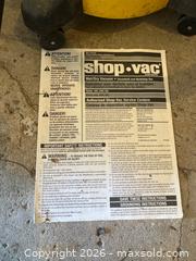 MaxSold Auction: Shop-Vac 4-Gallon Wet/Dry Vacuum with 1.5 Peak HP, Model 3150D - Leeds And The Thousand Islands (Ontario, Canada) PARTNER MANAGED Downsizing Online Auction - Main Street