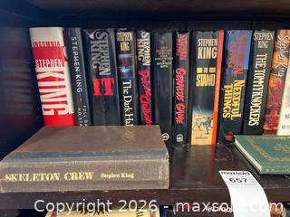 MaxSold Auction: Stephen King and Other Fiction Books - Leeds And The Thousand Islands (Ontario, Canada) PARTNER MANAGED Downsizing Online Auction - Main Street