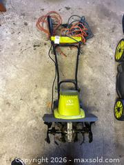 MaxSold Auction: Sun Joe TJ603E 12-Amp Electric Tiller and Cultivator - Leeds And The Thousand Islands (Ontario, Canada) PARTNER MANAGED Downsizing Online Auction - Main Street