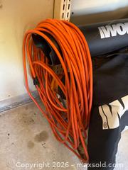 MaxSold Auction: Worx WG509 TRIVAC Electric Leaf Blower/Mulcher/Vacuum with Collection Bag and Cord - Leeds And The Thousand Islands (Ontario, Canada) PARTNER MANAGED Downsizing Online Auction - Main Street
