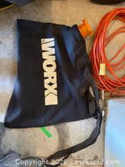 MaxSold Auction: Worx WG509 TRIVAC Electric Leaf Blower/Mulcher/Vacuum with Collection Bag and Cord - Leeds And The Thousand Islands (Ontario, Canada) PARTNER MANAGED Downsizing Online Auction - Main Street
