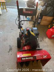 MaxSold Auction: Yard Machines 24-Inch Two-Stage Snow Blower with 179cc Powermore Engine - Leeds And The Thousand Islands (Ontario, Canada) PARTNER MANAGED Downsizing Online Auction - Main Street