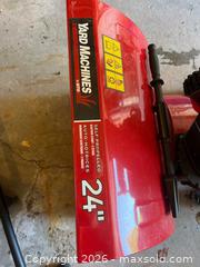 MaxSold Auction: Yard Machines 24-Inch Two-Stage Snow Blower with 179cc Powermore Engine - Leeds And The Thousand Islands (Ontario, Canada) PARTNER MANAGED Downsizing Online Auction - Main Street