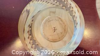 MaxSold Auction: Segmented Turned Wood Bowl, Signed Al Lundgren - Central Saanich (British Columbia, Canada) PARTNER MANAGED Moving Online Auction - Polo Park Crescent