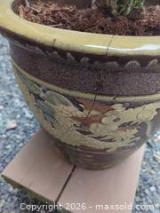 MaxSold Auction: Set of 2 Glazed Ceramic Asian Dragon Planters, Brown & Gold - Central Saanich (British Columbia, Canada) PARTNER MANAGED Moving Online Auction - Polo Park Crescent
