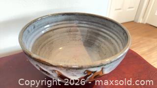 MaxSold Auction: Studio Glazed Ceramic Stoneware Bowl by Walter Dexter - Central Saanich (British Columbia, Canada) PARTNER MANAGED Moving Online Auction - Polo Park Crescent