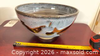 MaxSold Auction: Studio Glazed Ceramic Stoneware Bowl by Walter Dexter - Central Saanich (British Columbia, Canada) PARTNER MANAGED Moving Online Auction - Polo Park Crescent