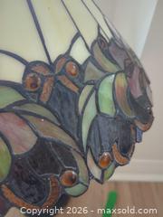 MaxSold Auction: Tiffany Stained Glass Table Lamp with Pull Chain - Central Saanich (British Columbia, Canada) PARTNER MANAGED Moving Online Auction - Polo Park Crescent