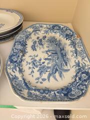 MaxSold Auction: Blue and White Porcelain Transferware & Floral Serveware Set - Saanich (British Columbia, Canada) PARTNER MANAGED Moving Online Auction - Maplewood (CONDO)