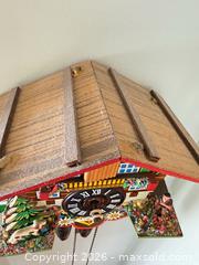 MaxSold Auction: Chalet Black Forest Cuckoo Clock with Weights & Pendulum - Saanich (British Columbia, Canada) PARTNER MANAGED Moving Online Auction - Maplewood (CONDO)