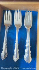 MaxSold Auction: International Silver Kingsley Sterling Salad/Dessert Forks, Set of 14 - Saanich (British Columbia, Canada) PARTNER MANAGED Moving Online Auction - Maplewood (CONDO)