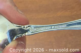 MaxSold Auction: International Silver Sterling Teaspoons, Ornate Scroll Floral — 8 pcs - Saanich (British Columbia, Canada) PARTNER MANAGED Moving Online Auction - Maplewood (CONDO)