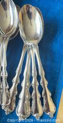 MaxSold Auction: International Silver Sterling Teaspoons, Ornate Scroll Floral — 8 pcs - Saanich (British Columbia, Canada) PARTNER MANAGED Moving Online Auction - Maplewood (CONDO)