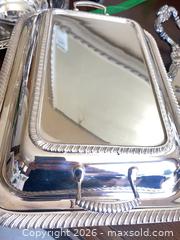MaxSold Auction: Stainless Steel & EP Tea/Coffee Service with Tray and Carving Knife - Saanich (British Columbia, Canada) PARTNER MANAGED Moving Online Auction - Maplewood (CONDO)
