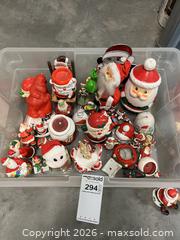 MaxSold Auction: Assorted Christmas Decorations: Figurines, Ornaments, Candles - Saanich (British Columbia, Canada) PARTNER MANAGED Moving Online Auction - Cordova Bay Road (CONDO)