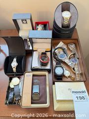 MaxSold Auction: Mixed-Brand Wristwatch Lot, Citizen, Timex, Fossil, Anne Klein - Saanich (British Columbia, Canada) PARTNER MANAGED Moving Online Auction - Cordova Bay Road (CONDO)