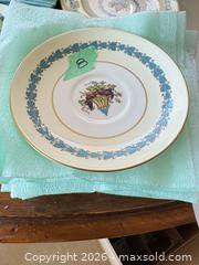 MaxSold Auction: Wedgwood Bone China Dinnerware Set with Blue & Gold Trim, Floral Centers - Saanich (British Columbia, Canada) PARTNER MANAGED Moving Online Auction - Cordova Bay Road (CONDO)