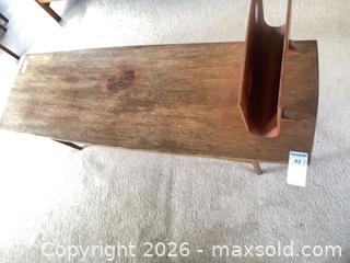 MaxSold Auction: Mid-Century Modern Solid Wood Coffee Table 58.5”x 19” x 17” Made in Canada. - Sooke (British Columbia, Canada) PARTNER MANAGED Moving Online Auction - Firwood Place