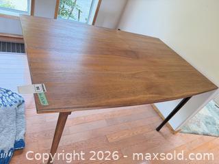 MaxSold Auction: Mid-Century Modern Teak Wood Dining Table - Sooke (British Columbia, Canada) PARTNER MANAGED Moving Online Auction - Firwood Place