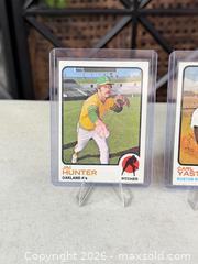MaxSold Auction: 1970s Baseball Card Lot: Hunter, Yastrzemski, Munson - Hayward (California, USA) SELLER MANAGED Reseller Online Auction - Oakhill Way