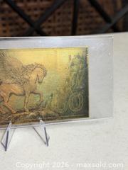 MaxSold Auction: Kinesis Aurum 50 Replica Gold-Plated Collectible Banknote - Hayward (California, USA) SELLER MANAGED Reseller Online Auction - Oakhill Way