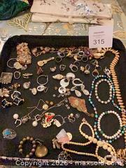 MaxSold Auction: Costume Jewelry Lot, 25–50 Pieces: Necklaces, Bracelets, Rings - Upper Marlboro (Maryland, USA) SELLER MANAGED Estate Sale Online Auction - Fox Bow Drive