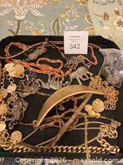 MaxSold Auction: Lot of 10+ Gold- & Silver-tone Necklaces, Chains, Charms - Upper Marlboro (Maryland, USA) SELLER MANAGED Estate Sale Online Auction - Fox Bow Drive
