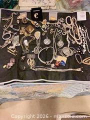 MaxSold Auction: Mixed Costume Jewelry Lot: Necklaces, Bracelets, Earrings, Brooches - Upper Marlboro (Maryland, USA) SELLER MANAGED Estate Sale Online Auction - Fox Bow Drive