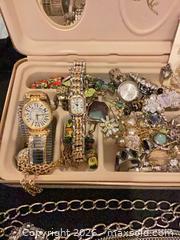 MaxSold Auction: Mixed Jewelry Lot: Necklaces, Bracelets, Watches & Brooches - Upper Marlboro (Maryland, USA) SELLER MANAGED Estate Sale Online Auction - Fox Bow Drive