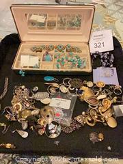 MaxSold Auction: Mixed Lot: Necklaces, Earrings, Rings, Brooches, Bracelets, Jewelry Box - Upper Marlboro (Maryland, USA) SELLER MANAGED Estate Sale Online Auction - Fox Bow Drive