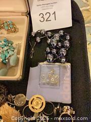 MaxSold Auction: Mixed Lot: Necklaces, Earrings, Rings, Brooches, Bracelets, Jewelry Box - Upper Marlboro (Maryland, USA) SELLER MANAGED Estate Sale Online Auction - Fox Bow Drive