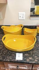 MaxSold Auction: Rachael Ray Yellow Ceramic/Stoneware Cookware Set - Upper Marlboro (Maryland, USA) SELLER MANAGED Estate Sale Online Auction - Fox Bow Drive