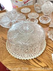MaxSold Auction: Vintage Pressed Glass Serveware Set, 11–20 Pieces - Upper Marlboro (Maryland, USA) SELLER MANAGED Estate Sale Online Auction - Fox Bow Drive