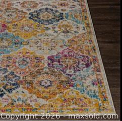 MaxSold Auction: 5' x 7' Multicolor Bohemian Medallion Area Rug (Polypropylene) - Ottawa (Ontario, Canada) SELLER MANAGED Moving Online Auction - Latour Crescent