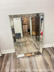 MaxSold Auction: Rectangular Mirrored Glass Wall Vanity Mirror – Silver - Ottawa (Ontario, Canada) SELLER MANAGED Moving Online Auction - Latour Crescent