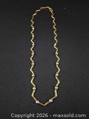 MaxSold Auction: 18K Yellow Gold Diamond Necklace, 18 in Length, 27.3 grams Comes with Certificate of Appraisal - Toronto (Ontario, Canada) PARTNER MANAGED Estate Sale Online Auction - Yorkville Avenue (CONDO) PART 2
