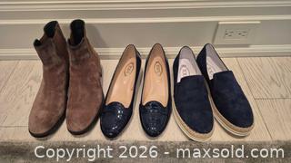 MaxSold Auction: 3 Pairs of Tod's Women's Shoes - Boots, Loafers, Espadrilles, size 38 - Toronto (Ontario, Canada) PARTNER MANAGED Estate Sale Online Auction - Yorkville Avenue (CONDO) PART 2